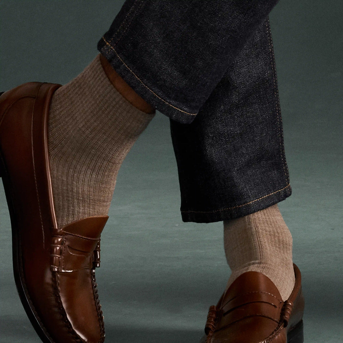 Men's Merino Wool Blend Modern Rib Quarter Sock 4-Pack