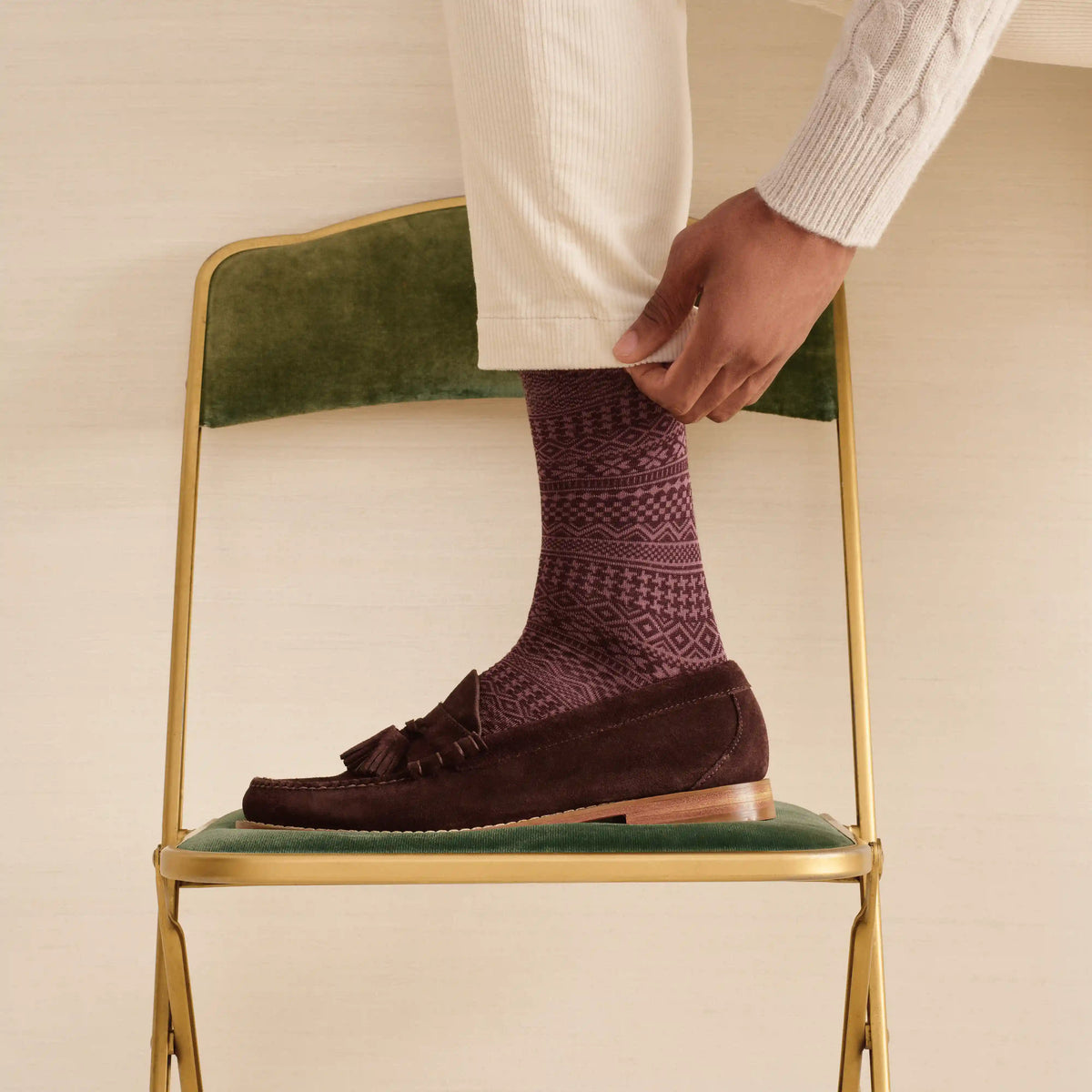 Men's Dress Calf Sock 4-Pack Gift Box
