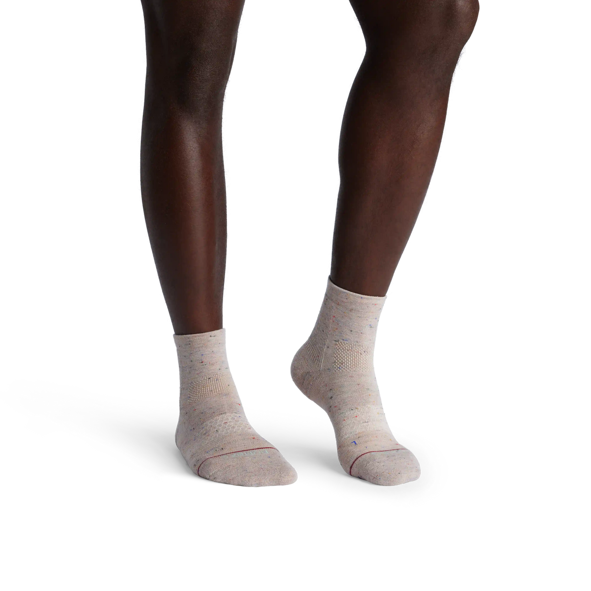 Men's Merino Wool Blend Run Quarter Sock 6-Pack