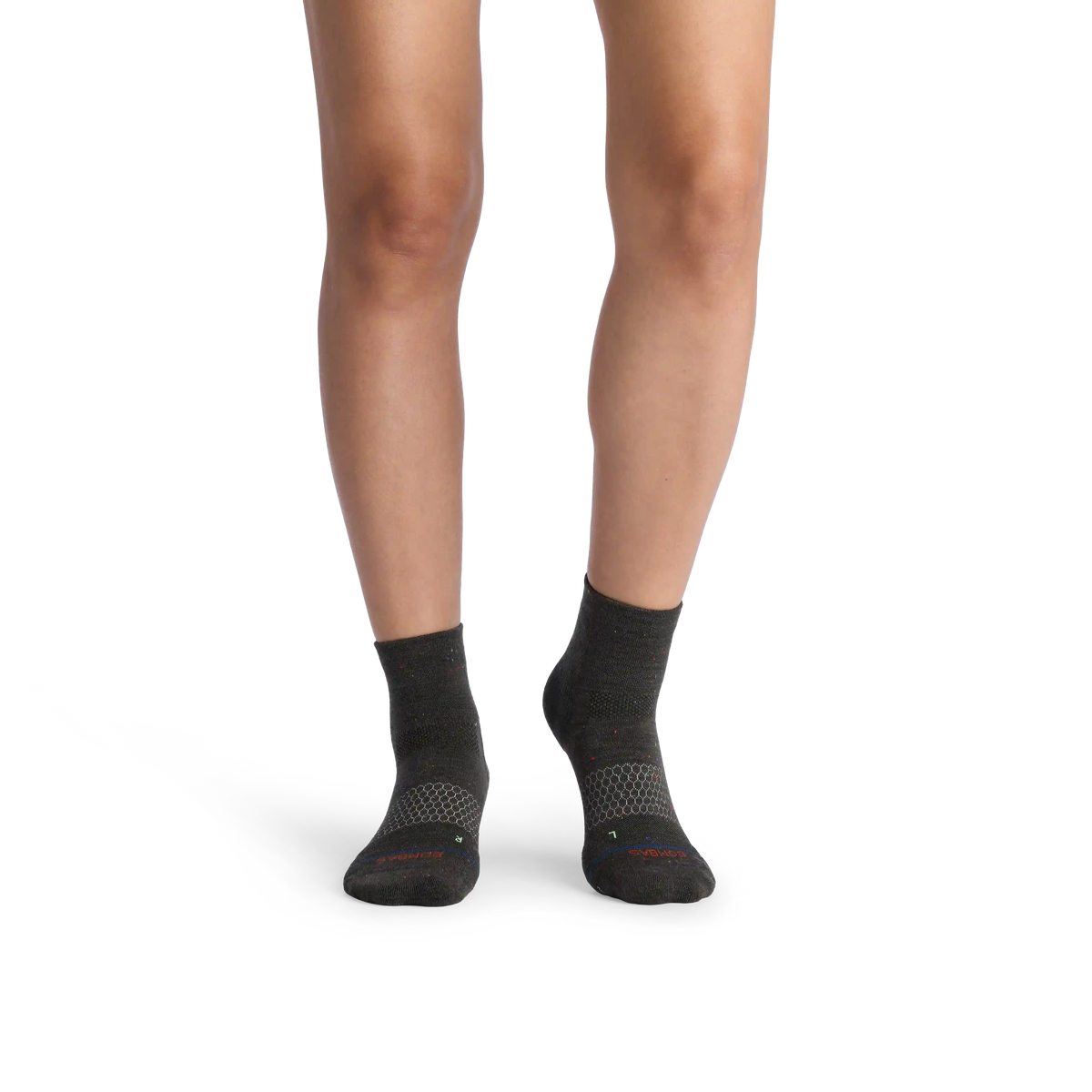 Women's Merino Wool Blend Run Quarter Socks