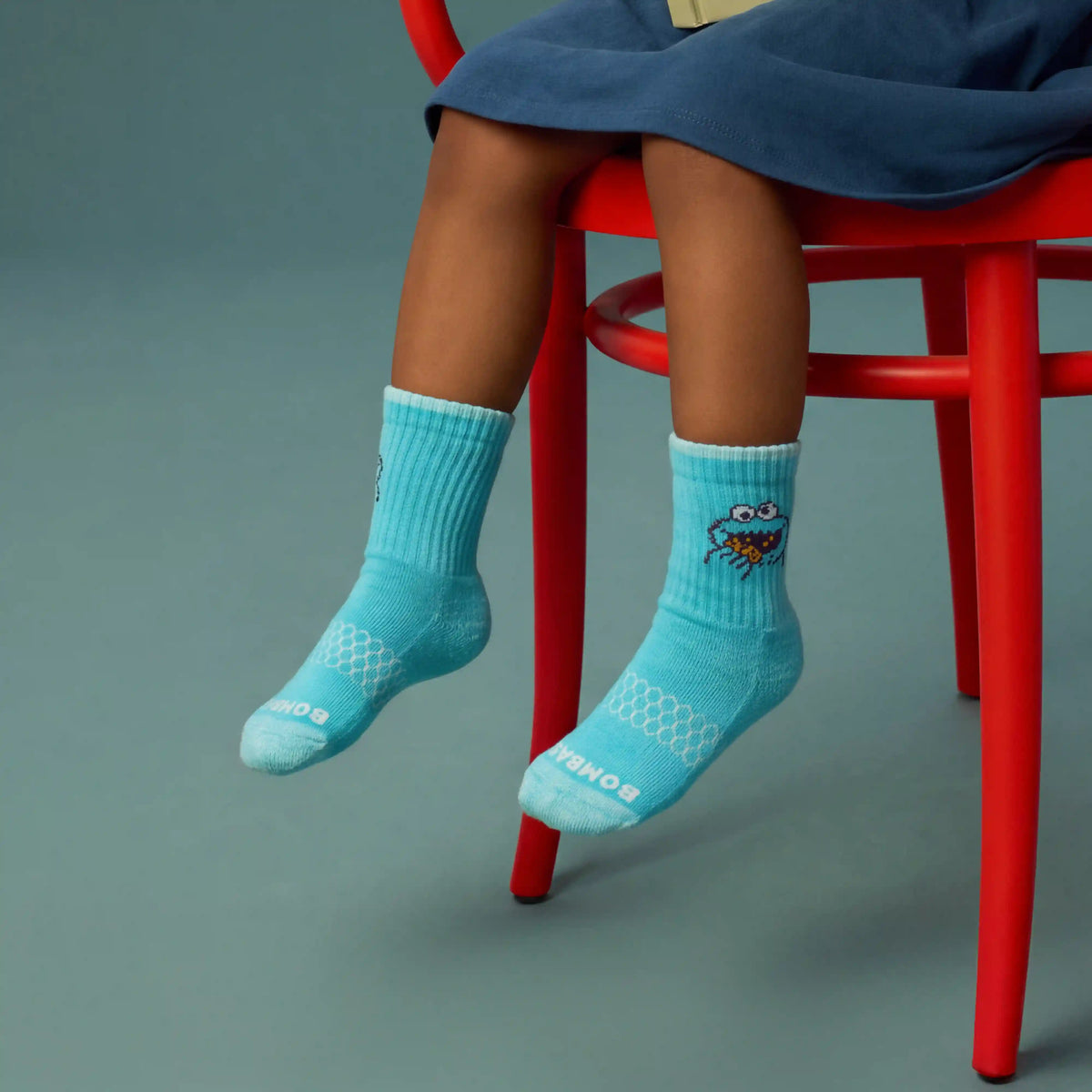 Sesame Street | Bombas Toddler Gripper Calf Sock 4-Pack Gift Box