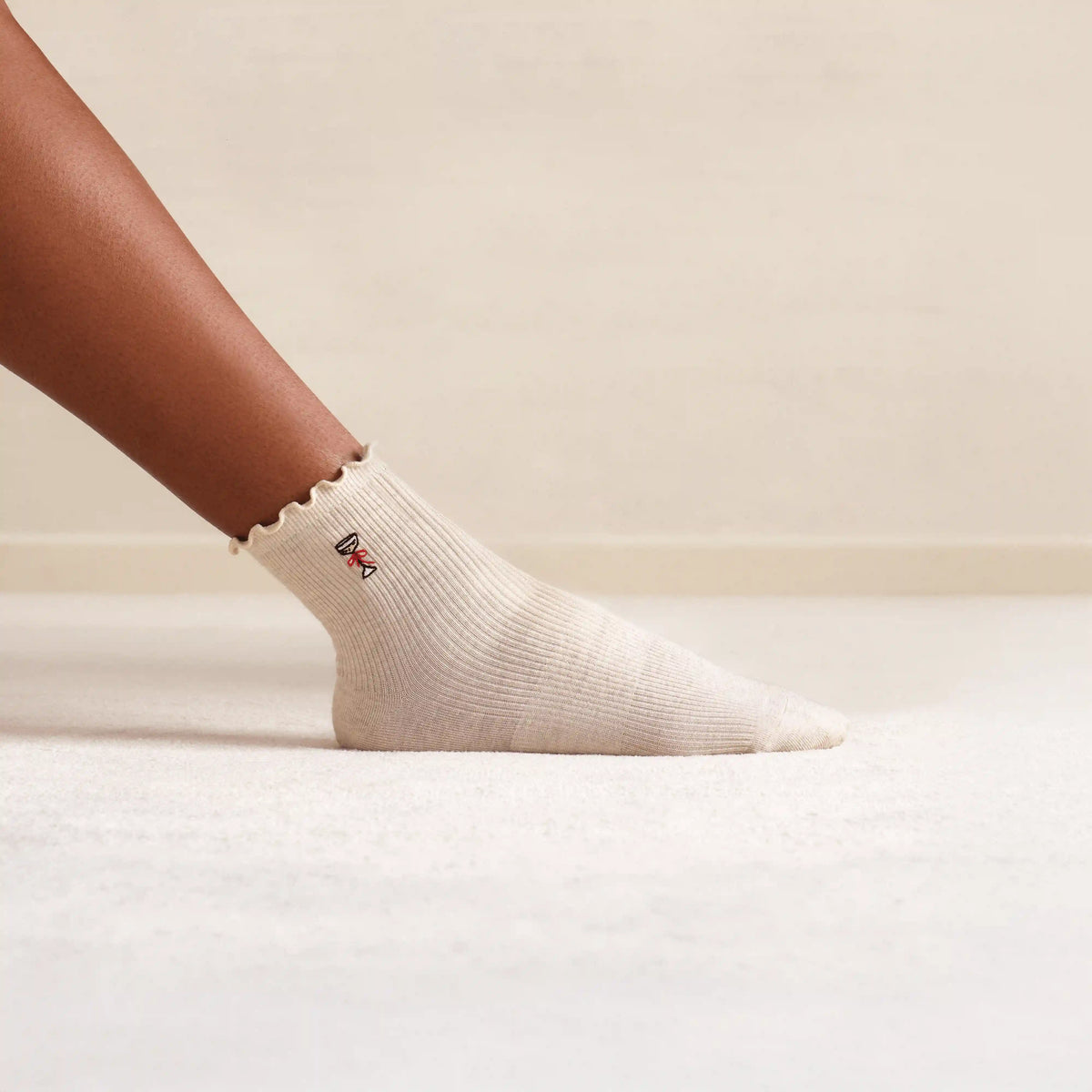 Women's Ruffle Rib Quarter Sock 4-Pack
