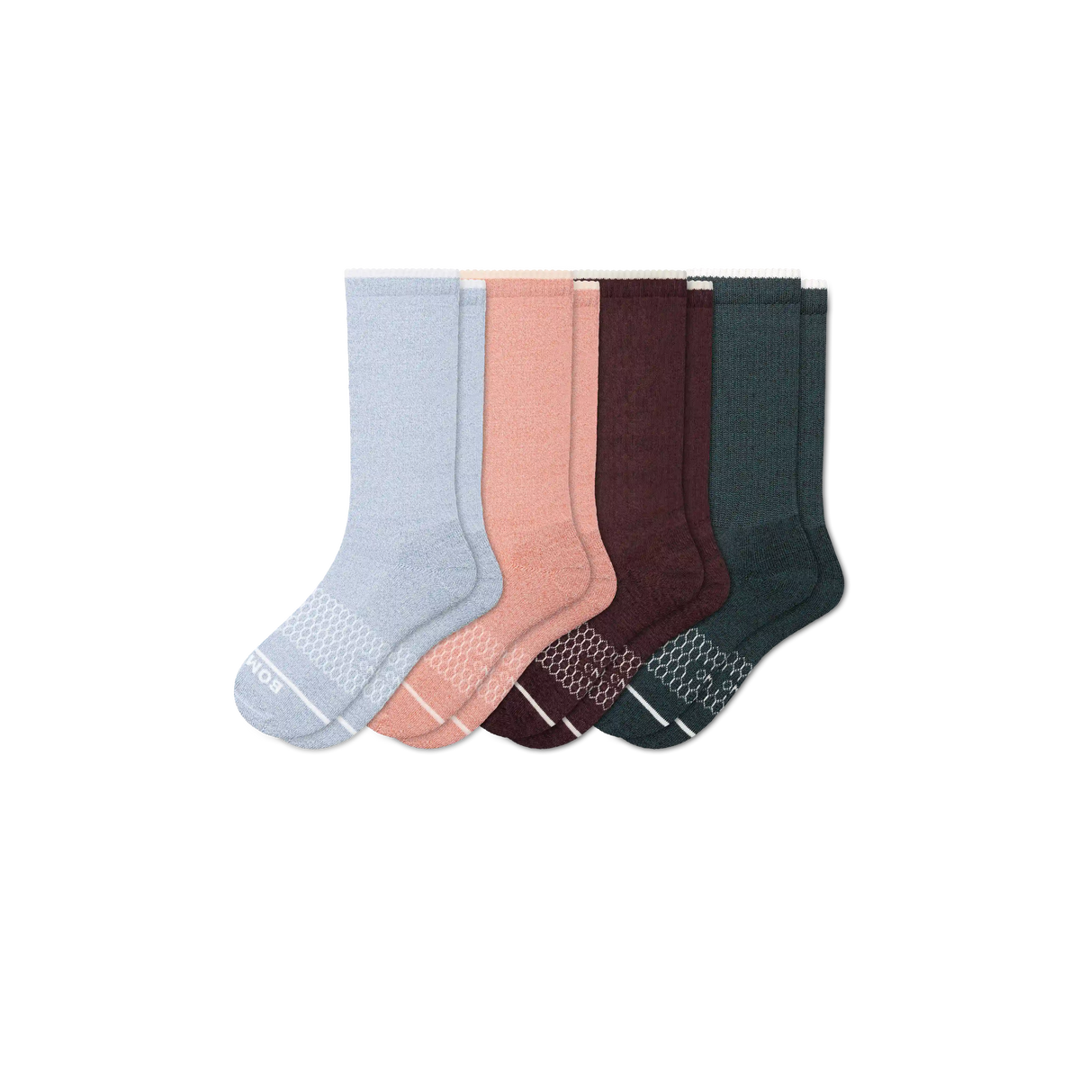 Women's Merino Wool Blend Calf Sock 4-Pack