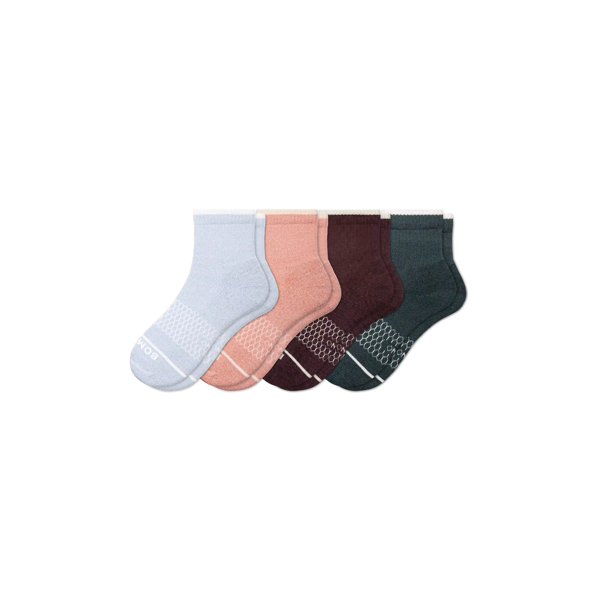 Women's Merino Wool Blend Quarter Sock 4-Pack
