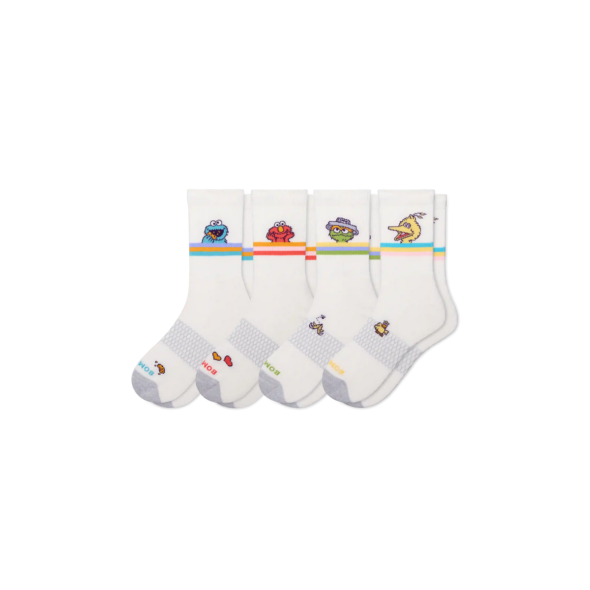 Sesame Street | Bombas Adult Half Calf Sock 4-Pack