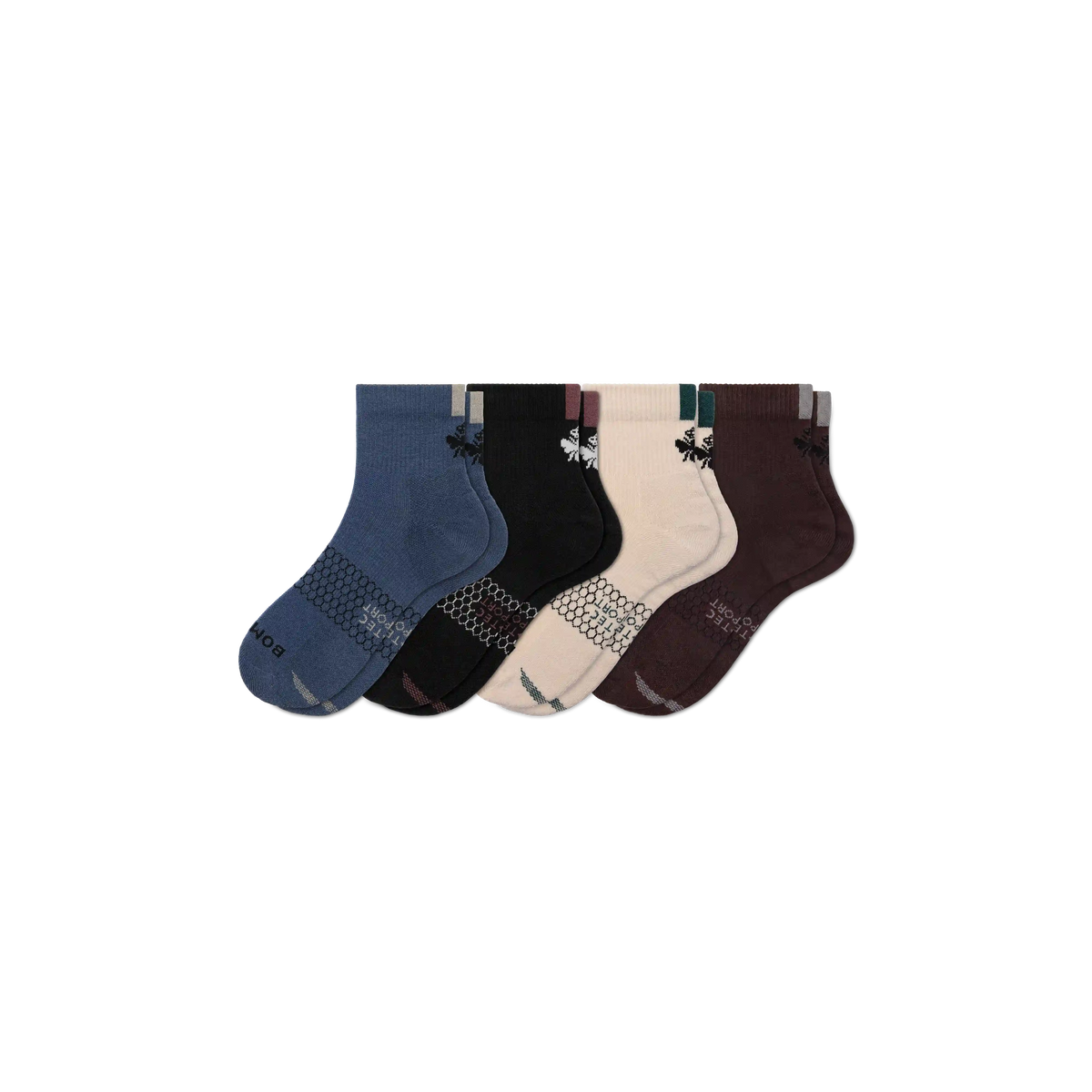 Men's All Sport Quarter Sock 4-Pack