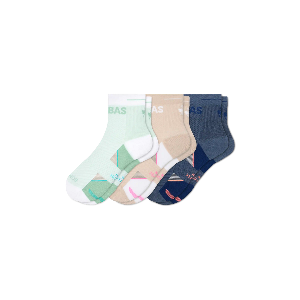 Women's Run Quarter Sock 3-Pack