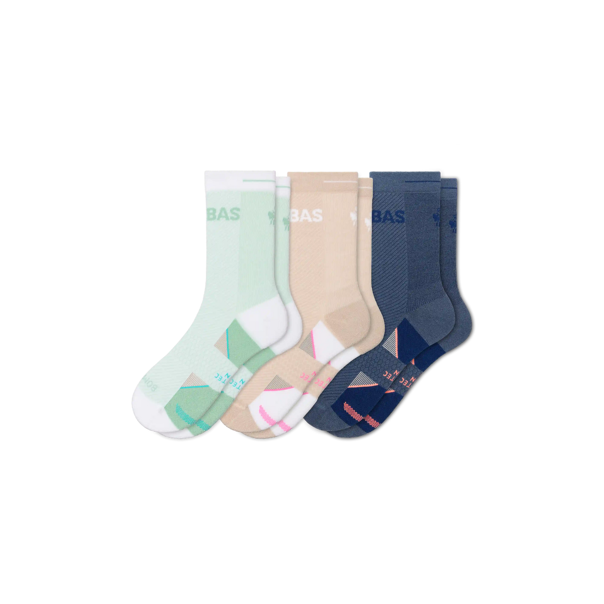 Women's Run Half Calf Sock 3-Pack