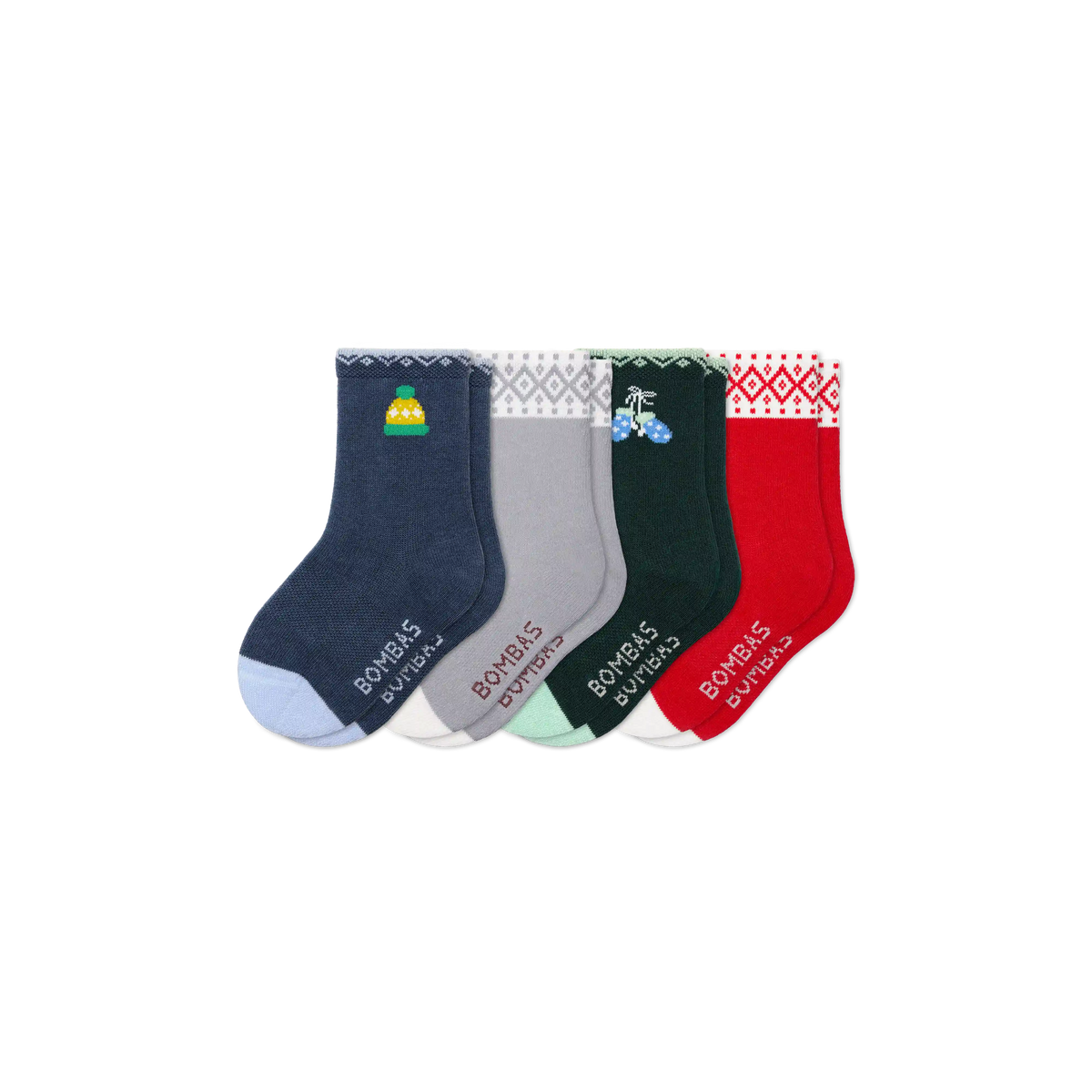 Junior Lightweight Calf Sock 4-Pack