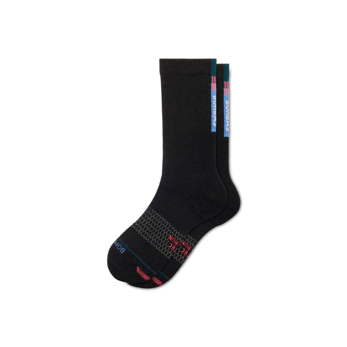 Men's Merino Wool Blend Run Calf Socks