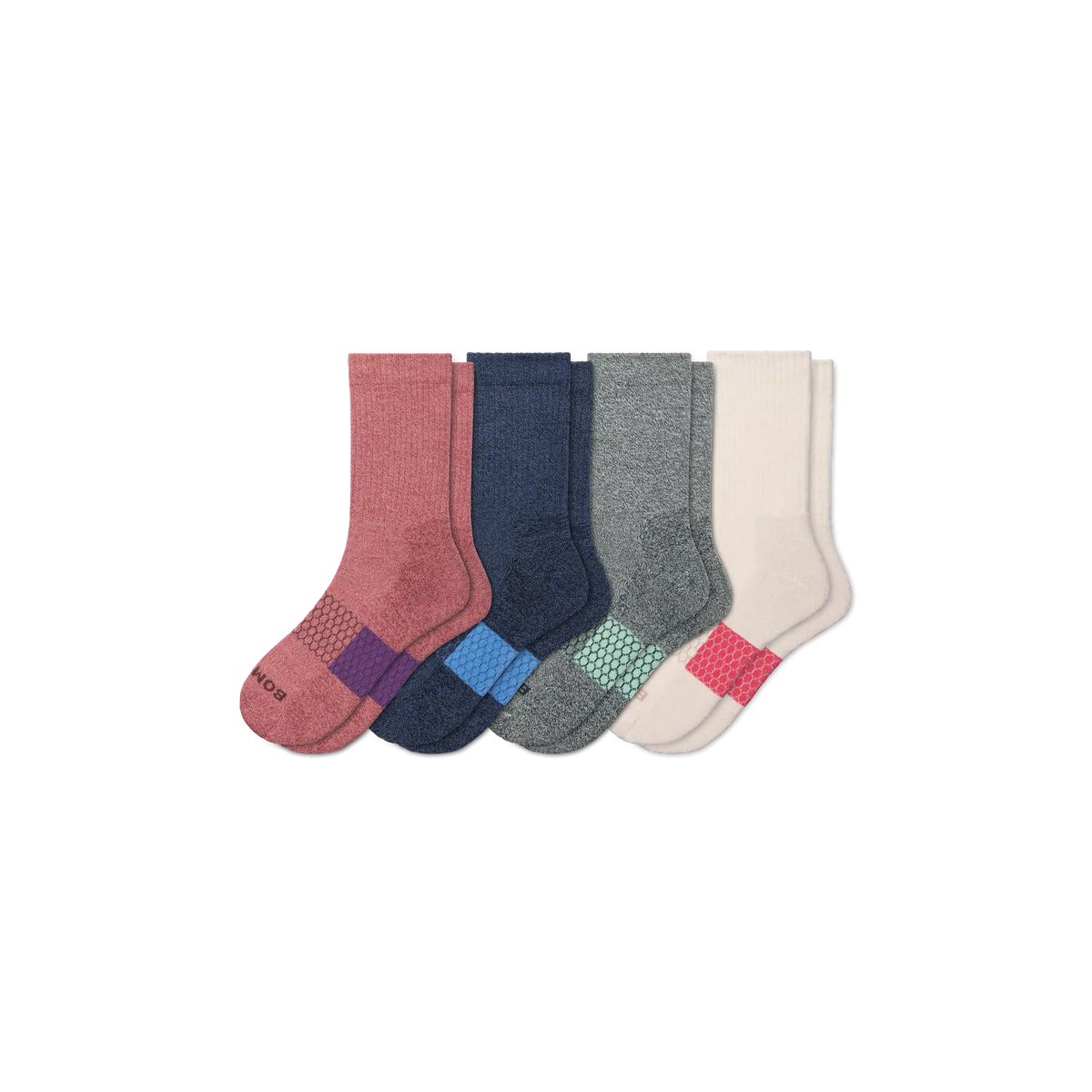 Women's Marl Half Calf Sock 4-Pack