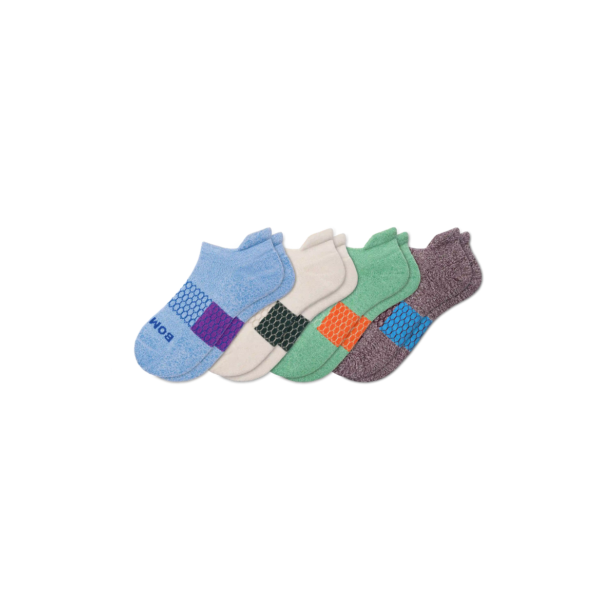 Youth Marl Ankle Sock 4-Pack