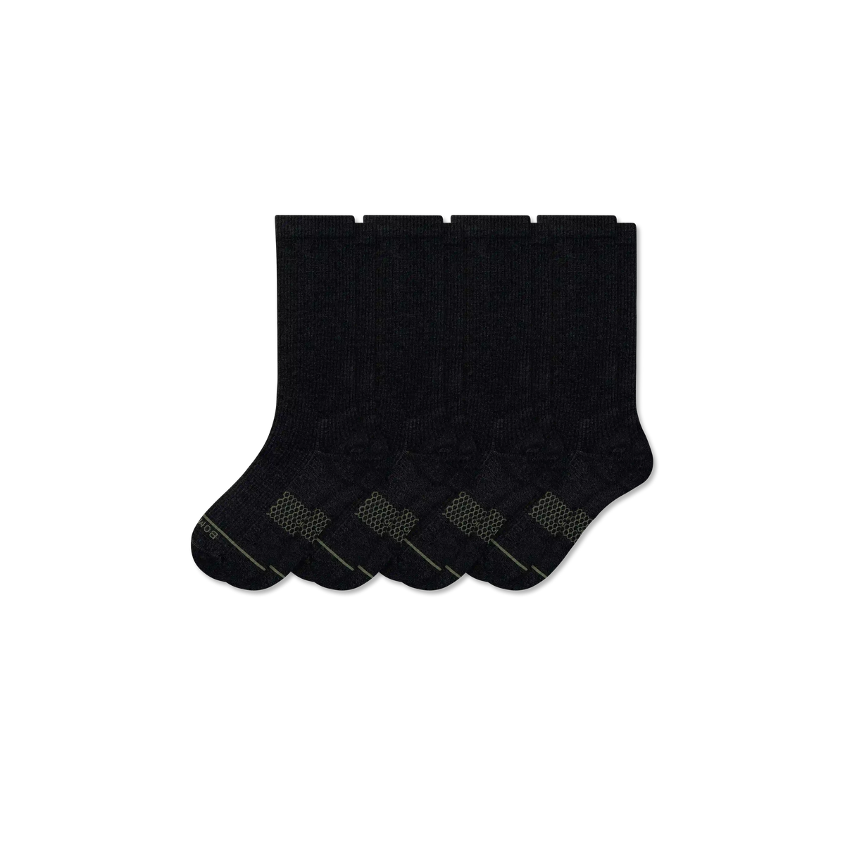 Men's Merino Wool Blend Modern Rib Calf Sock 4-Pack