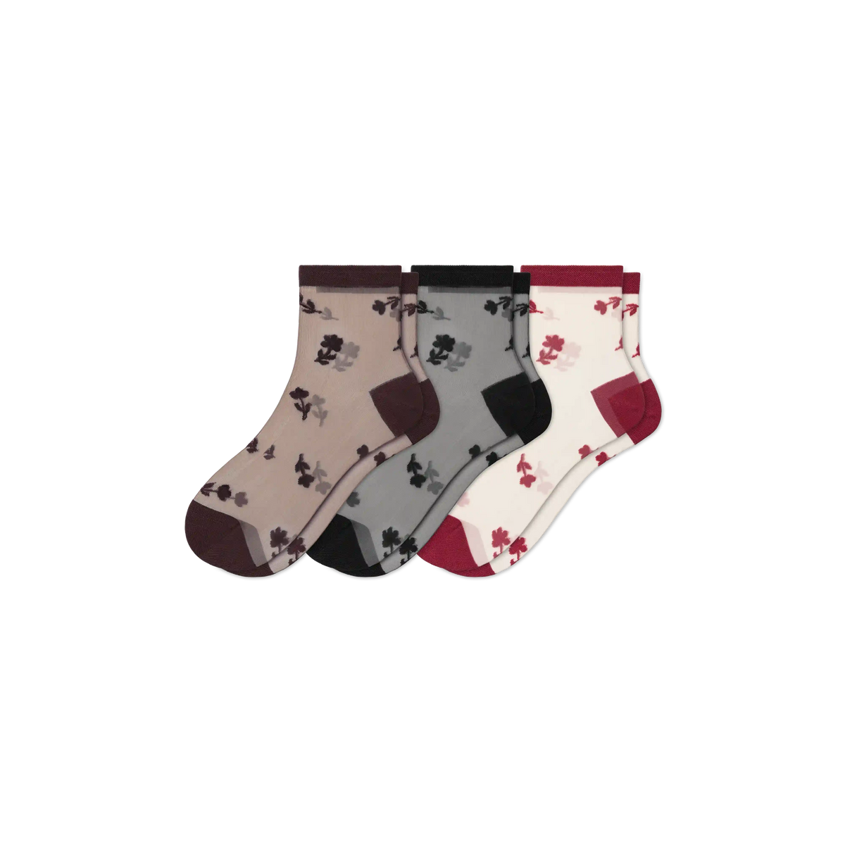 Women’s Sheer Quarter Sock 3-Pack