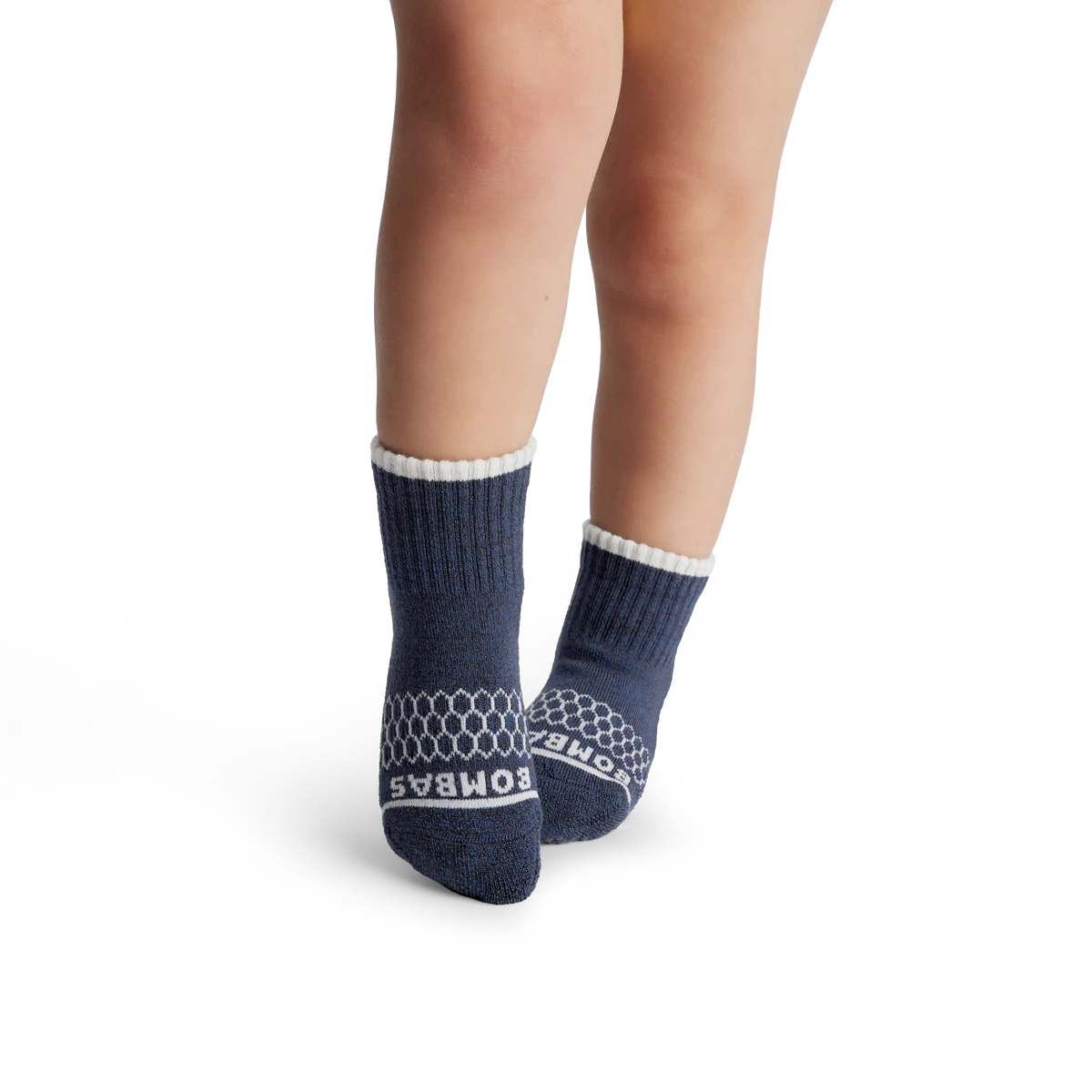 Toddler Merino Wool Blend Gripper Calf Sock 4-Pack