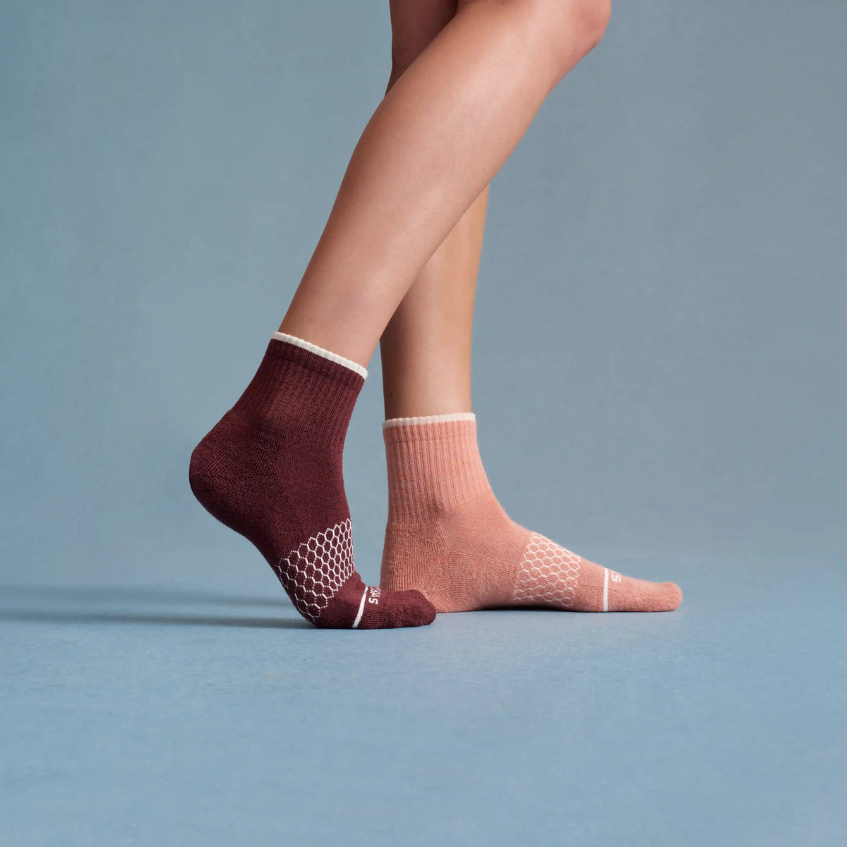 Women's Merino Wool Blend Quarter Socks