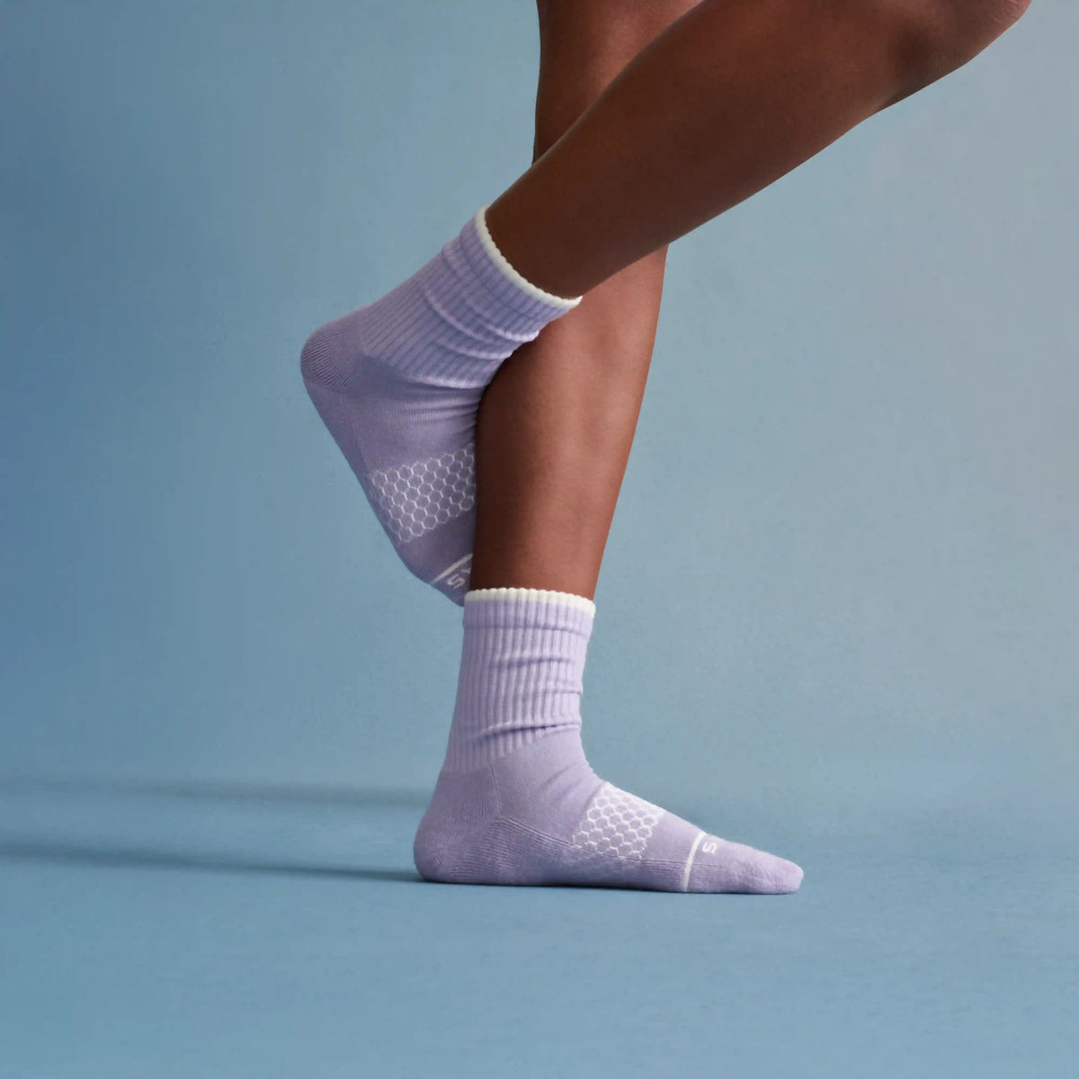 Women's Merino Wool Blend Half Calf Sock 4-Pack