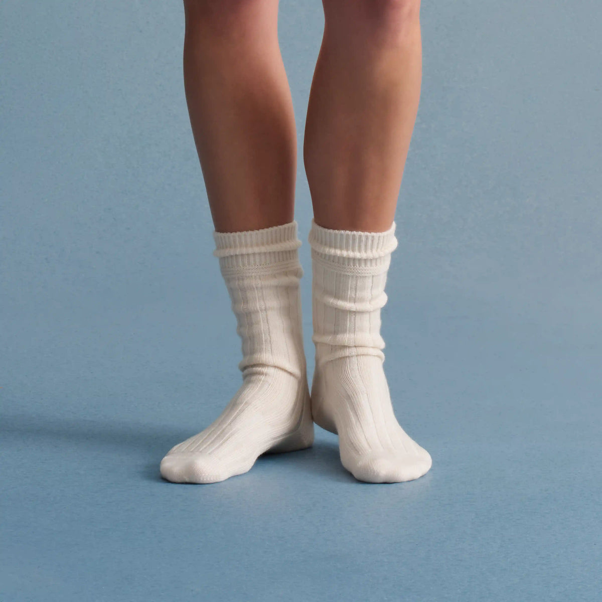 Women's Merino Cashmere Blend Rib Calf Sock 3-Pack