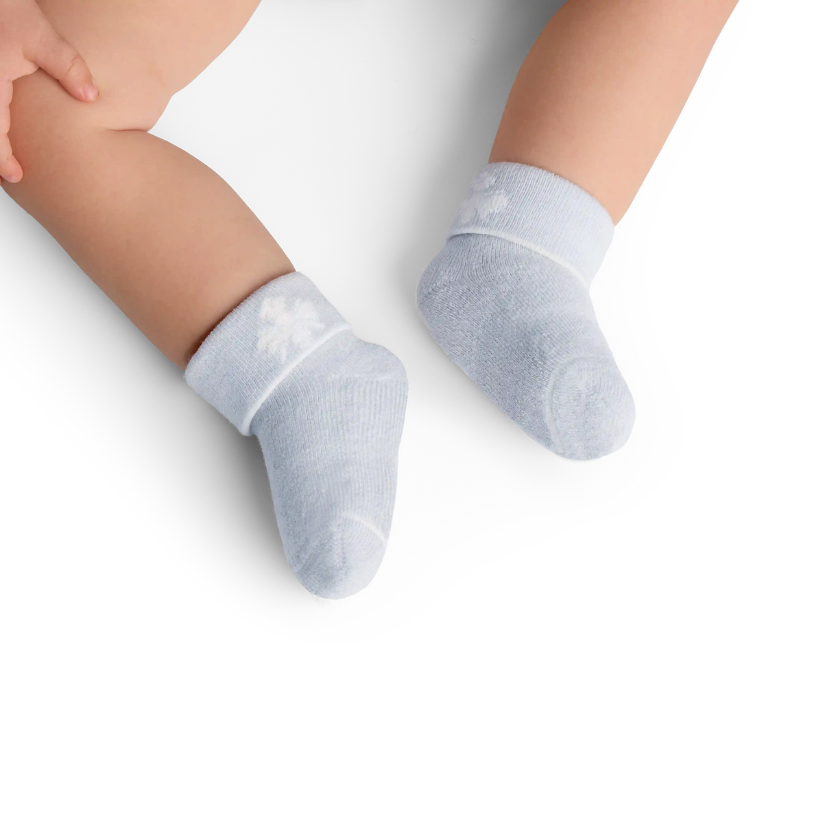 Baby Merino Wool Blend Calf Sock 4-Pack (0-6 Months)