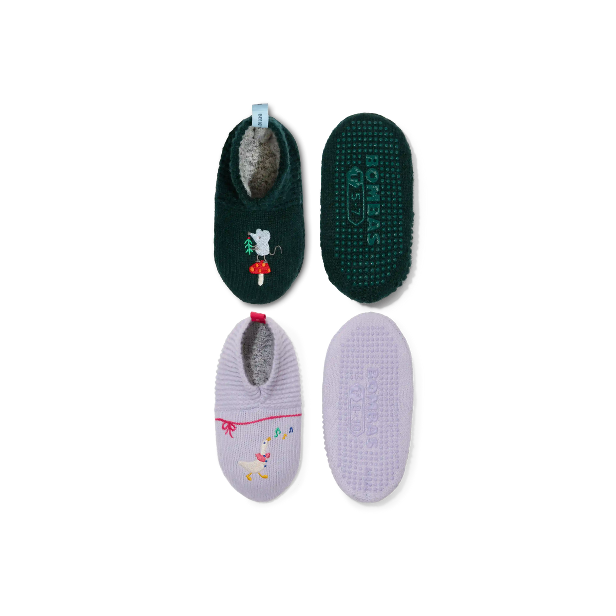 Toddler Gripper Slipper 2-Pack