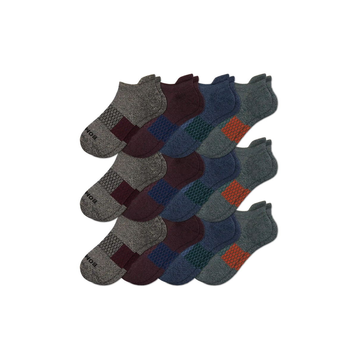Men's Marl Ankle Sock 12-Pack