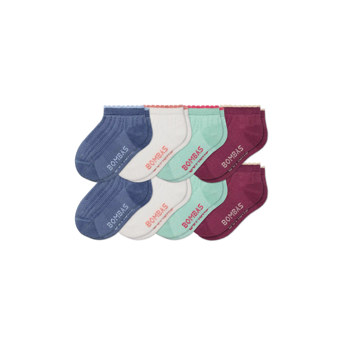 Junior Lightweight Ankle Sock 8-Pack