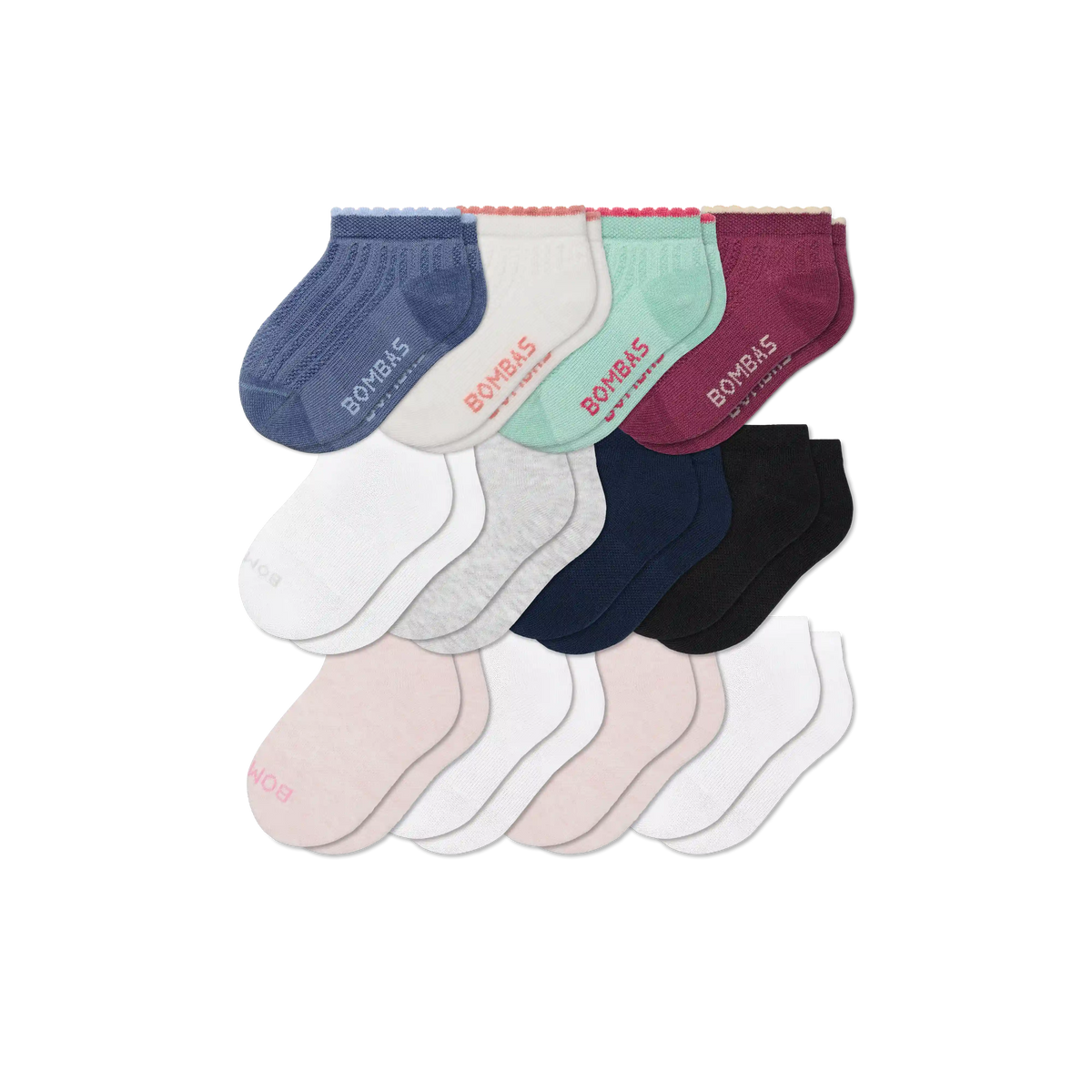 Junior Lightweight Ankle Sock 12-Pack