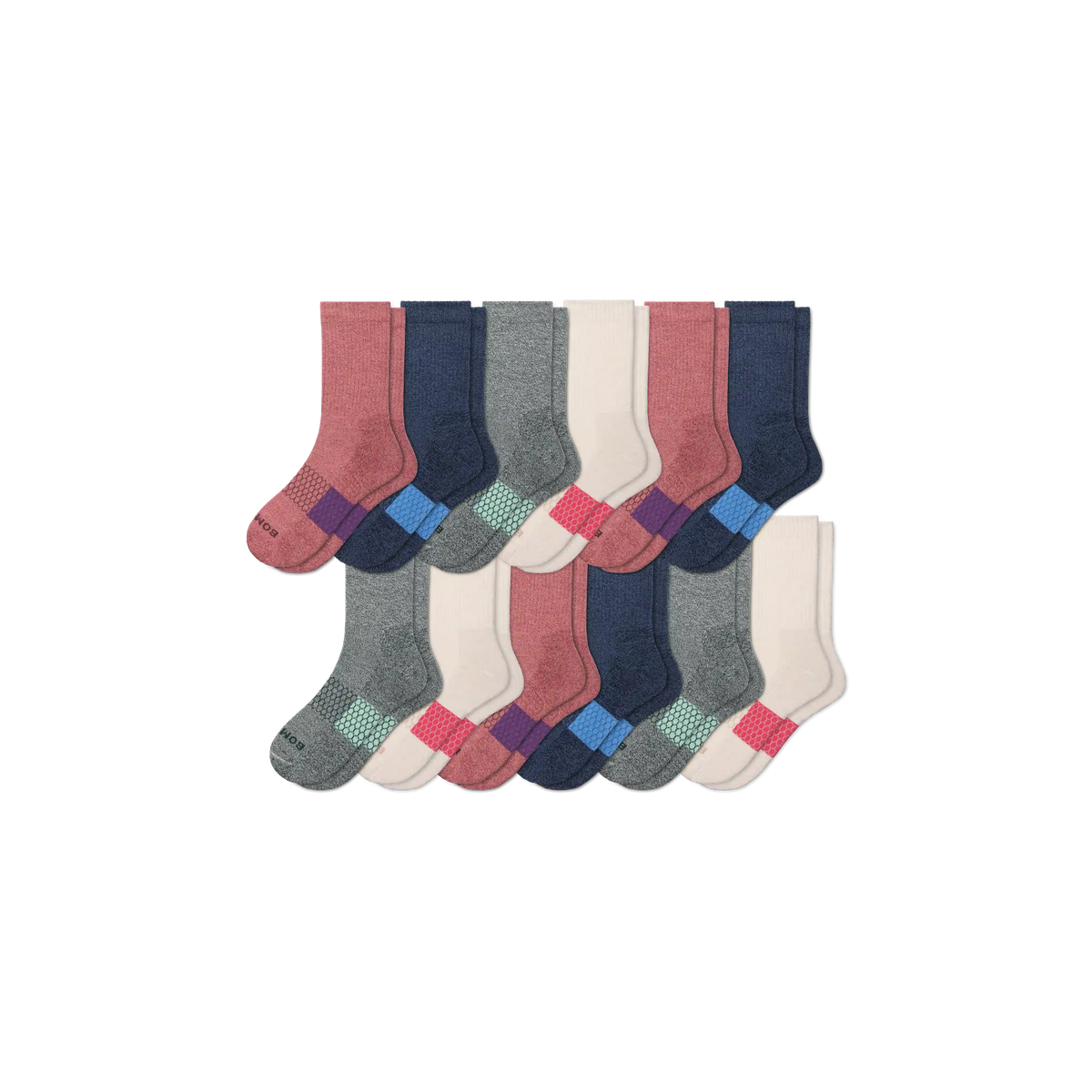 Women's Half Calf Sock 12-Pack