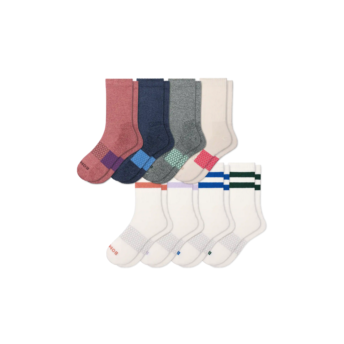 Women's Half Calf Sock 8-Pack