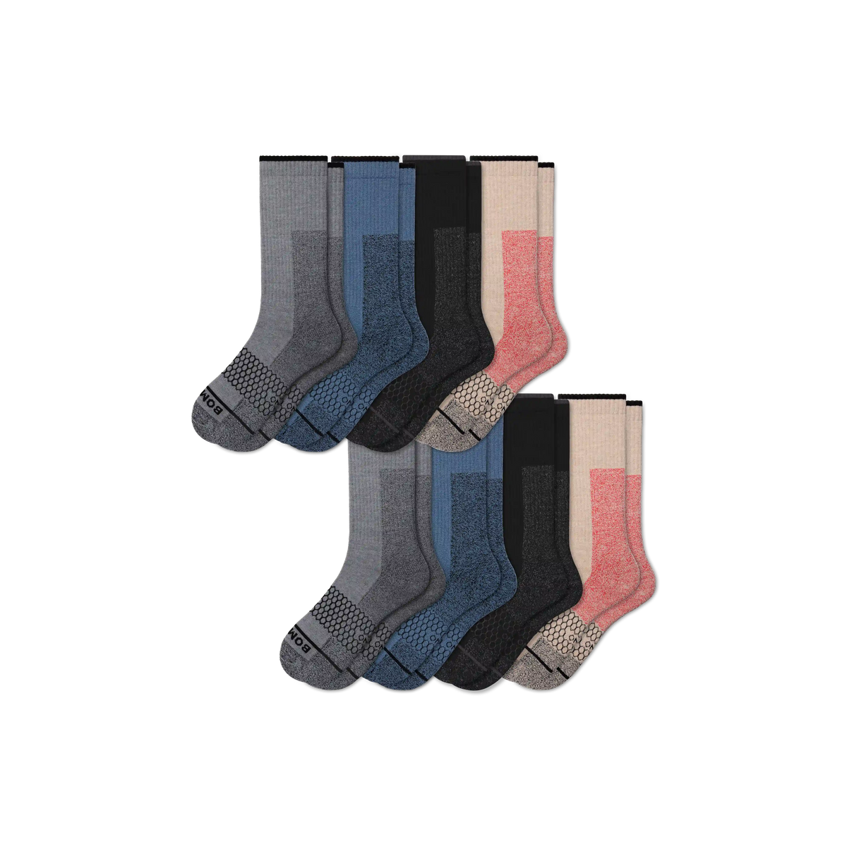 Women's Ultra Strong Merino Blend Calf Sock 8-Pack