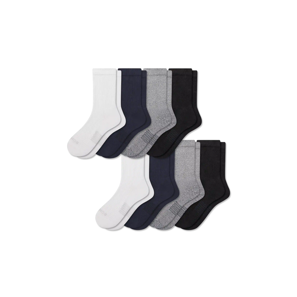 Women's Modern Rib Half Calf Sock 8-Pack