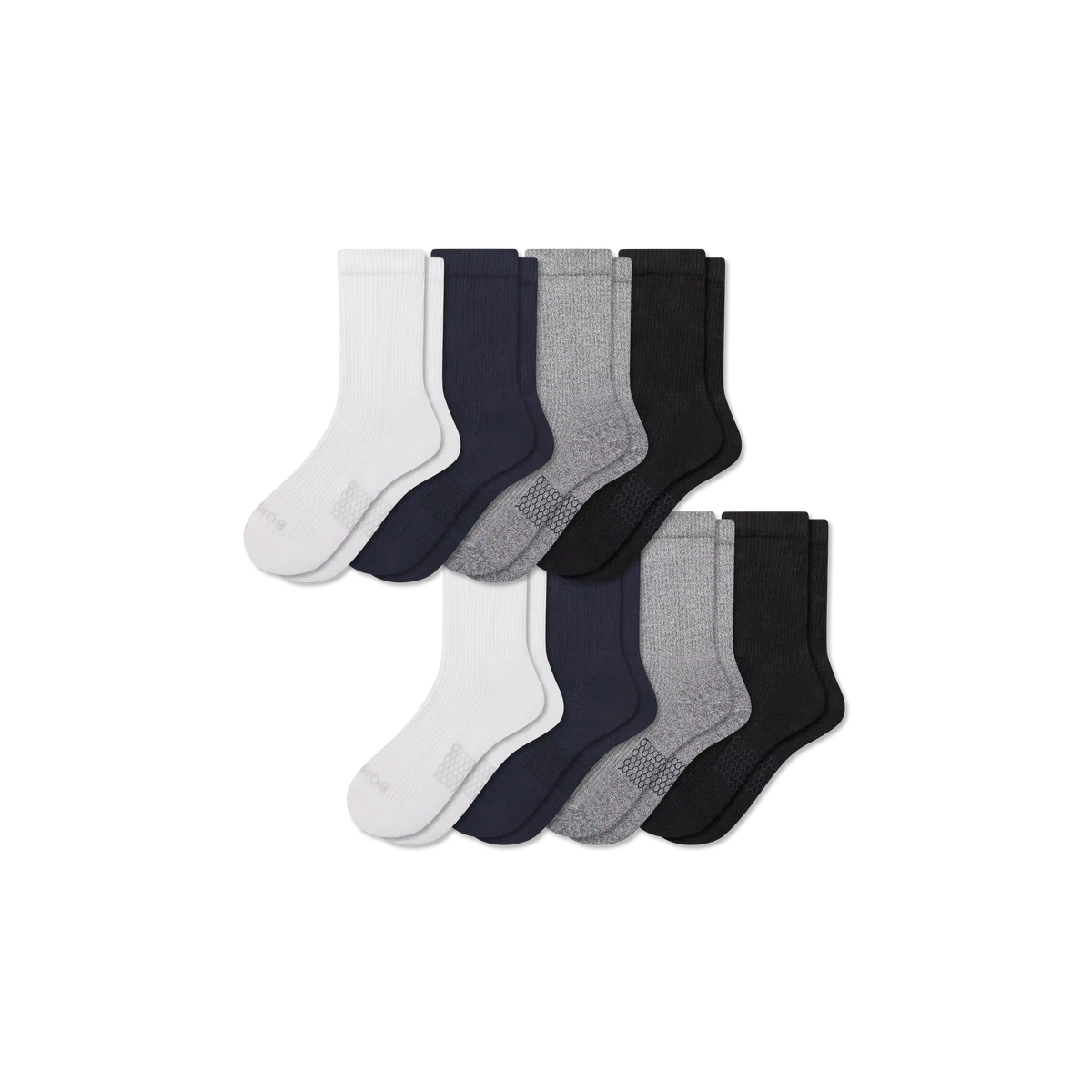 Men's Modern Rib Half Calf Sock 8-Pack