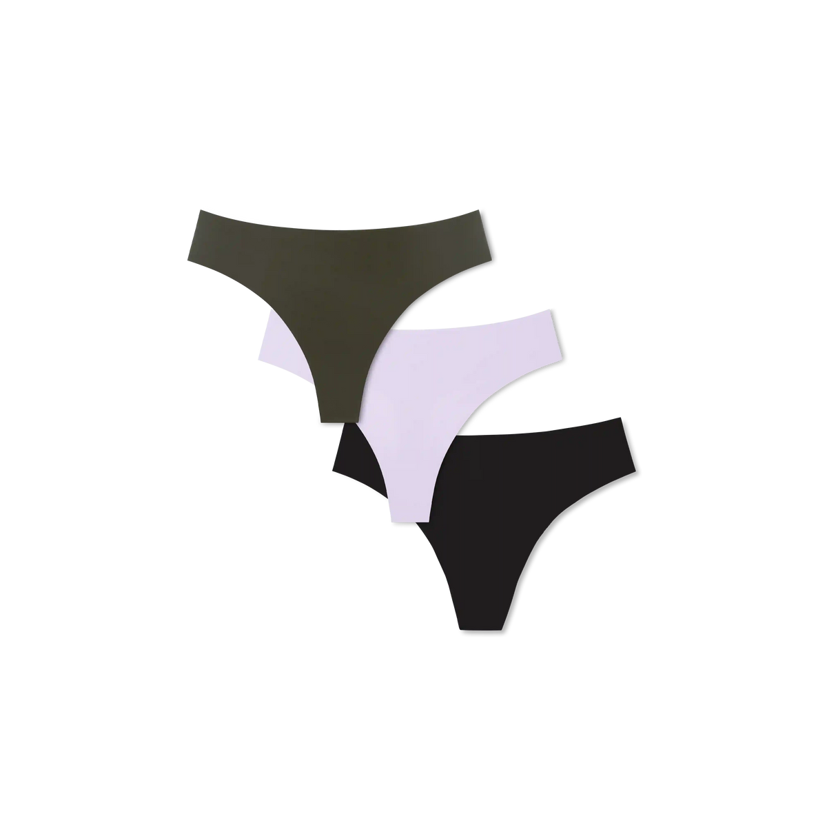 Women's No Show Thong 3-Pack
