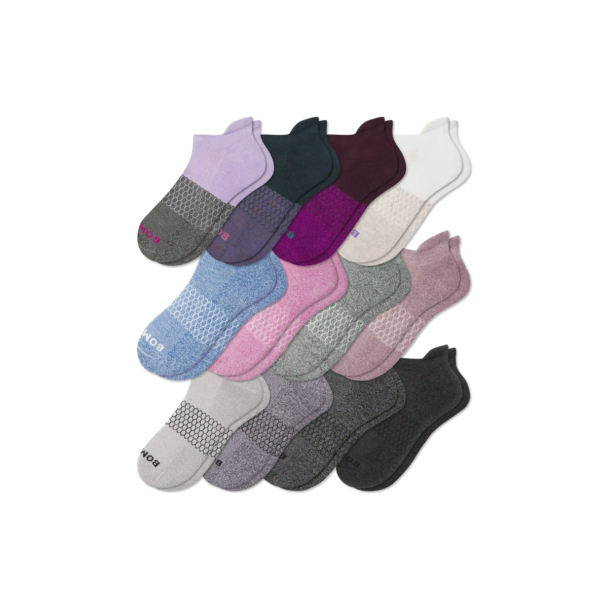 Women's Marl Ankle Sock 12-Pack
