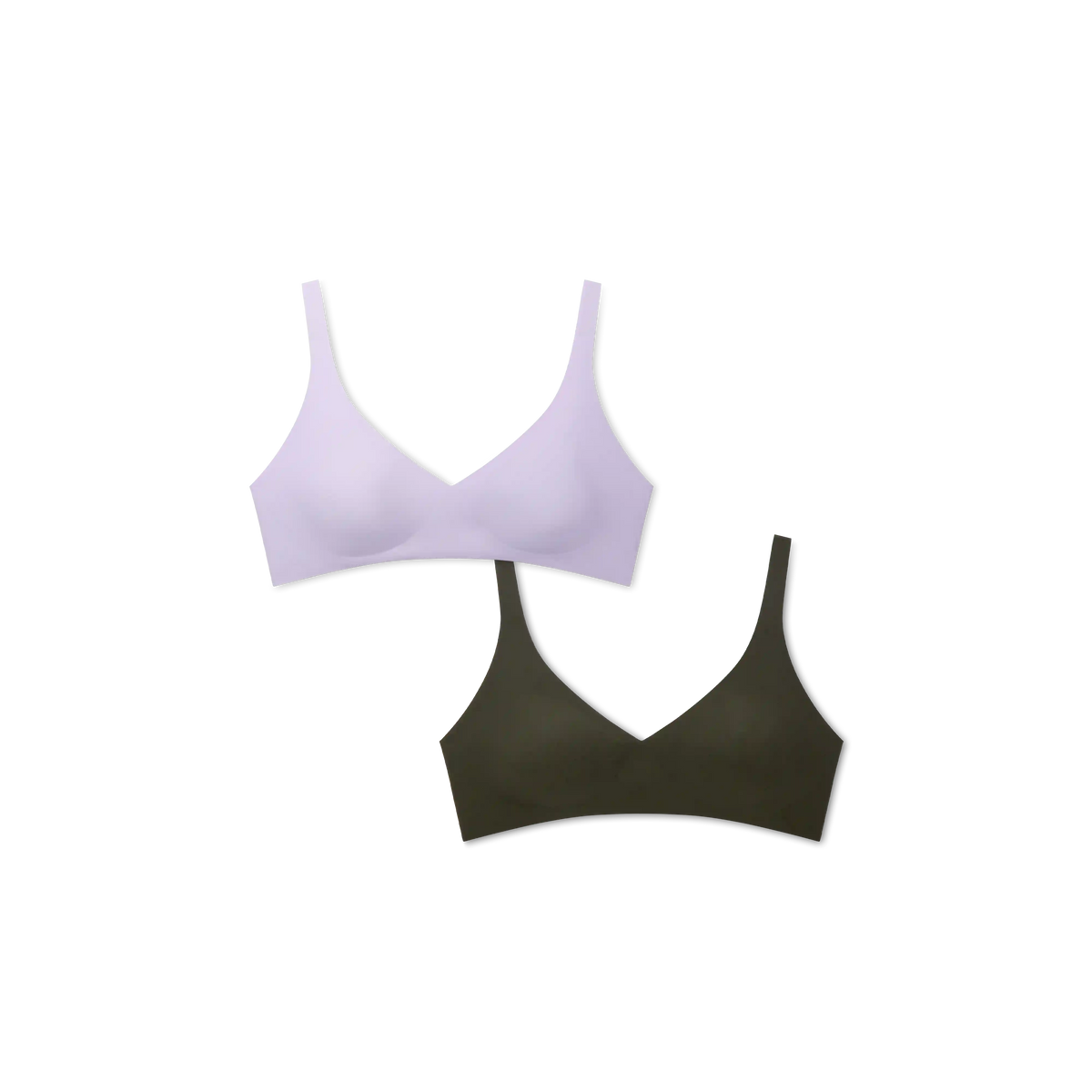 Women’s No Show Plunge Bralette 2-Pack