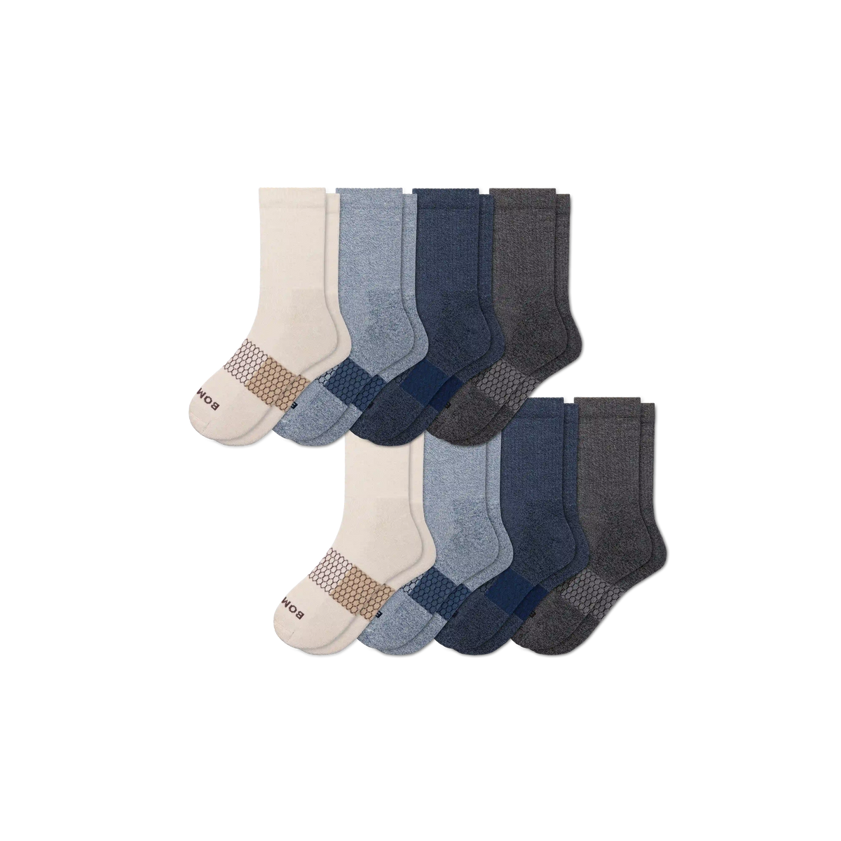 Men's Half Calf Sock 8-Pack