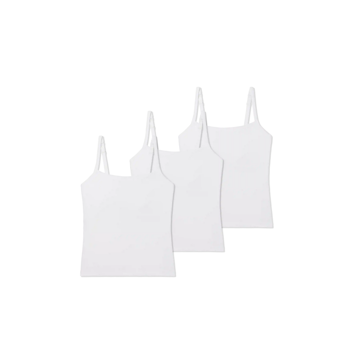 Women's Built-In Bra Seamless Cami 3-Pack