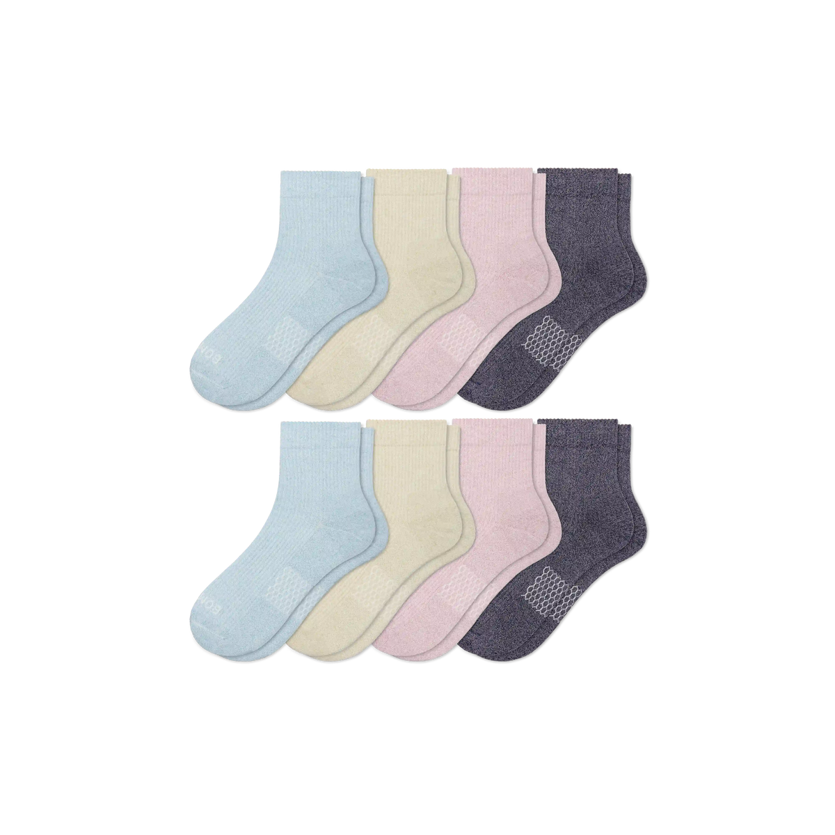 Women's Modern Rib Quarter Sock 8-Pack