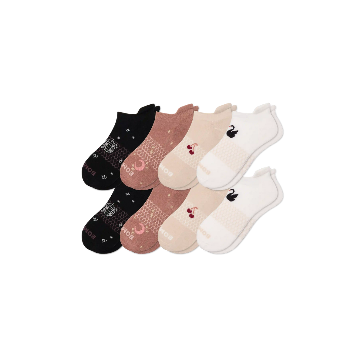 Women's Disco Party Ankle Sock 8-Pack