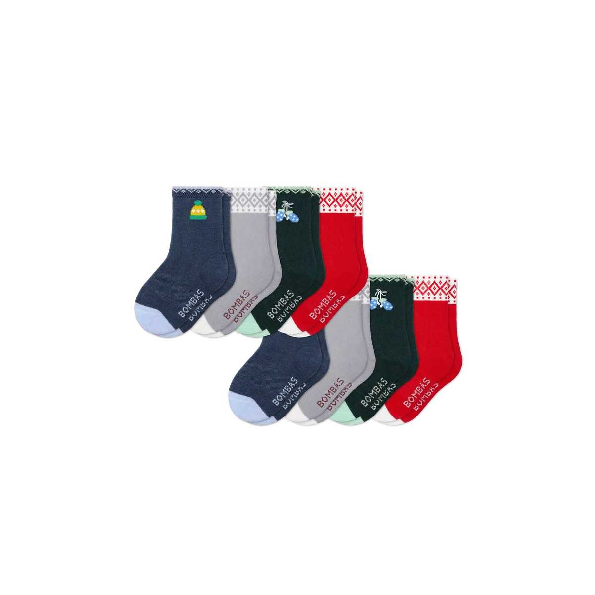Junior Lightweight Calf Sock 8-Pack